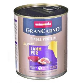 Animonda Gran Carno Single Protein Flavor Lamb 800g Wet Dog Food Transparente