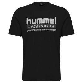 Hummel Carson Short Sleeve T-shirt Negro M Hombre
