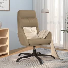 vidaXL Cadeira de descanso couro artificial cappuccino