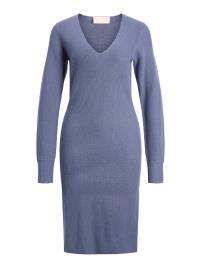 Jack & Jones Joana Long Sleeve Long Dress Azul M Mulher