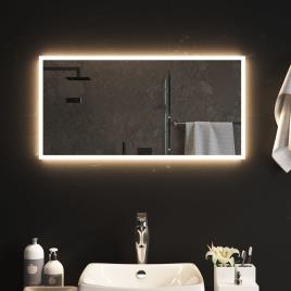 vidaXL Espelho de casa de banho com luzes LED 80x40 cm