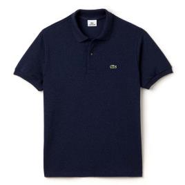 Lacoste Marl Short Sleeve Polo Shirt Azul M Homem