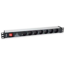 Equip 19´´ Cable 1.8 M Rack Power Strip 7 Outlets