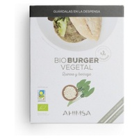 Bio Burger Vegetal Quinoa Borragem 2 unidades de 80g - Ahimsa