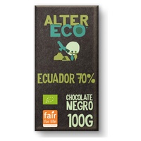 Chocolate escuro equador 70% orgânico 100 g - Altereco