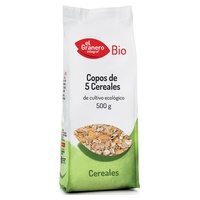 Flocos 5 Cereiais Integrais Bio 500 g - El Granero Integral