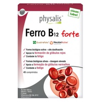 Ferro + B12 forte 45 comprimidos - Physalis