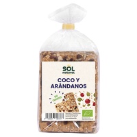 Crackers com Arandos e Coco Bio 200 g - Sol Natural