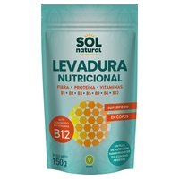 Levedura Nutricional com Vitamina B12 150 g - Sol Natural