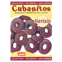 Cubanitos sem glúten 150 g (Cacau) - Harisin
