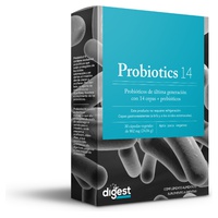 Probióticos 14 30 cápsulas vegetais - Herbora