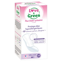 Protetores de calcinha hipoalergênicos para incontinência 'Ultra Mini' 28 unidades - Love & Green