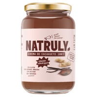 Manteiga de amendoim de cacau e baunilha 500 g de creme (Baunilha - Cacau - Amendoim) - Natruly