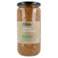Lentilhas com Legumes 720 g - Carlota Organic