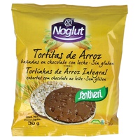 Noglut Panquecas de Arroz Chocolate e Leite 30 g (Chocolate) - Santiveri