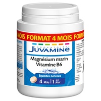 Magnésio Marin + Vitamina B6 - Formato de cura longa 120 comprimidos - Laboratoires Juvamine