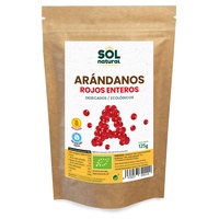 Arandos Vermelhos do Cananá sem açúcar Bio 125 g - Sol Natural