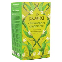 Infusão Erva-Princípe & Gengibre (Lemongrass & Ginger) Bio 20 saquetas de infusão (Limão) - Pukka