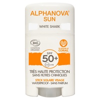 Creme facial Protetor solar SPF50 Sun Bio White Shark SPF50 12 g de creme - Alphanova