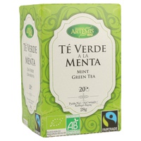 Chá Verde com Menta 20 unidades - Artemis