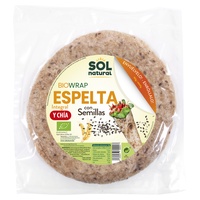 Tortilhas de Espelta Multisementes Bio 4 unidades - Sol Natural