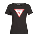 Guess  T-Shirt mangas curtas SS CN ORIGINAL TEE  Preto Disponível em tamanho para senhora. S,M,L,XL,XS.Mulher > Roupas > Camiseta