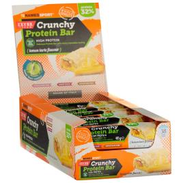 Named Sport Crunchy Protein 40g 24 Units Lemon Tart Energy Bars Box Branco