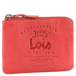 Lois Massachusetts Purse Leather Wallet Vermelho  Homem