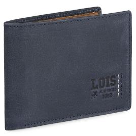 Lois Hewitt Leather Wallet Azul  Homem