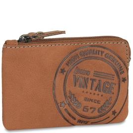 Skpat Vintage Purse Leather Wallet Castanho  Homem