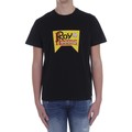 Roy Rogers  T-Shirt mangas curtas P21RRX519C9300569  Preto Disponível em tamanho para homem. EU XXL,EU M,EU L,EU XL.Homem > Roupas > Camiseta