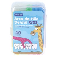 arco caixa de fio dental infantil 40 unidades - Oratek