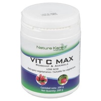 vitamina c max em pó 200 g de pó - Nature Kare Wellness