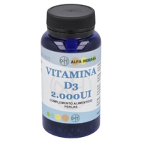 Vitamina D3 2000 UI 100 pérolas - Alfa Herbal