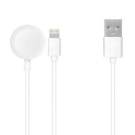 Cabo Usb 2In1 For Iphone Lightning 8-Pin + Apple Watch 3W 1A C3176 Branco