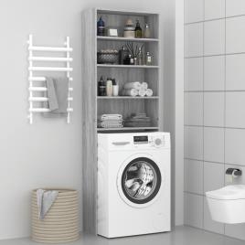 vidaXL Armário para máquina de lavar roupa 64x24x190cm cinzento sonoma