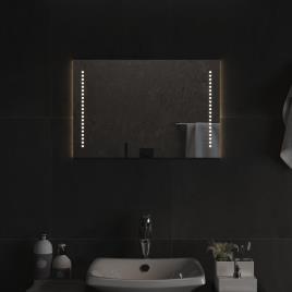 vidaXL Espelho de casa de banho com luzes LED 40x60 cm