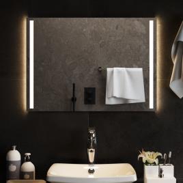 vidaXL Espelho de casa de banho com luzes LED 70x50 cm