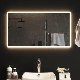 vidaXL Espelho de casa de banho com luzes LED 50x90 cm