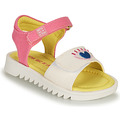 Sandálias SMILEY  Branco Disponível em tamanho para rapariga. 24,25,26,27.Criança > Menina > Calçasdos > Sandálias e rasteirinhas
