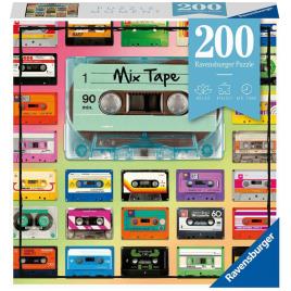 Ravensburger 200 Cassette Retro Pieces Puzzle Colorido