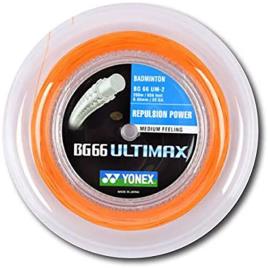 Yonex Bg 66 Ultimax 200 M Badminton Reel String Laranja 0.65 mm