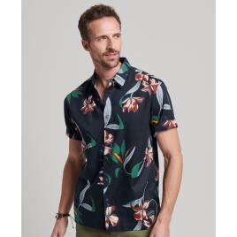 Superdry Vintage Hawaiian Short Sleeve Shirt Colorido M Homem