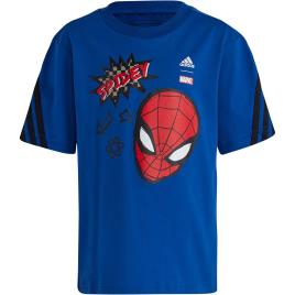 Adidas Lb Disney Short Sleeve T-shirt Azul 6-7 Years Rapaz