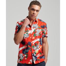 Superdry Vintage Hawaiian Short Sleeve Shirt Colorido L Homem