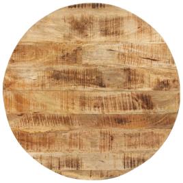 vidaXL Tampo de mesa 25-27 mm 70 cm madeira de mangueira maciça