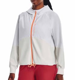 Chaqueta Fitness mujer under Armour Woven Fz Jacket Blanco S