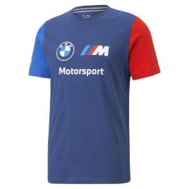 Puma Bmw Motorsport Ess Logo Short Sleeve T-shirt Azul M Homem