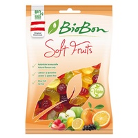 Doces de goma com sabor de frutas biológicas 100 g - Biobon