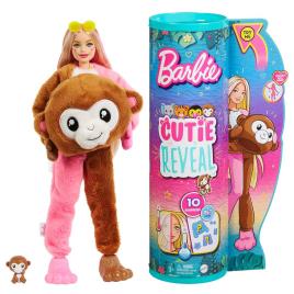 Barbie Cutie Reveal Amigos De La Jungla Mono Series Doll